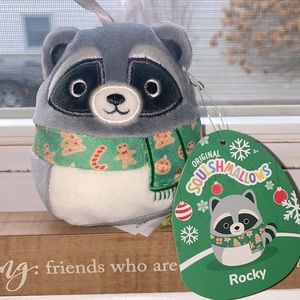 Rocky Squishmallows Christmas Ornament 🎄4”